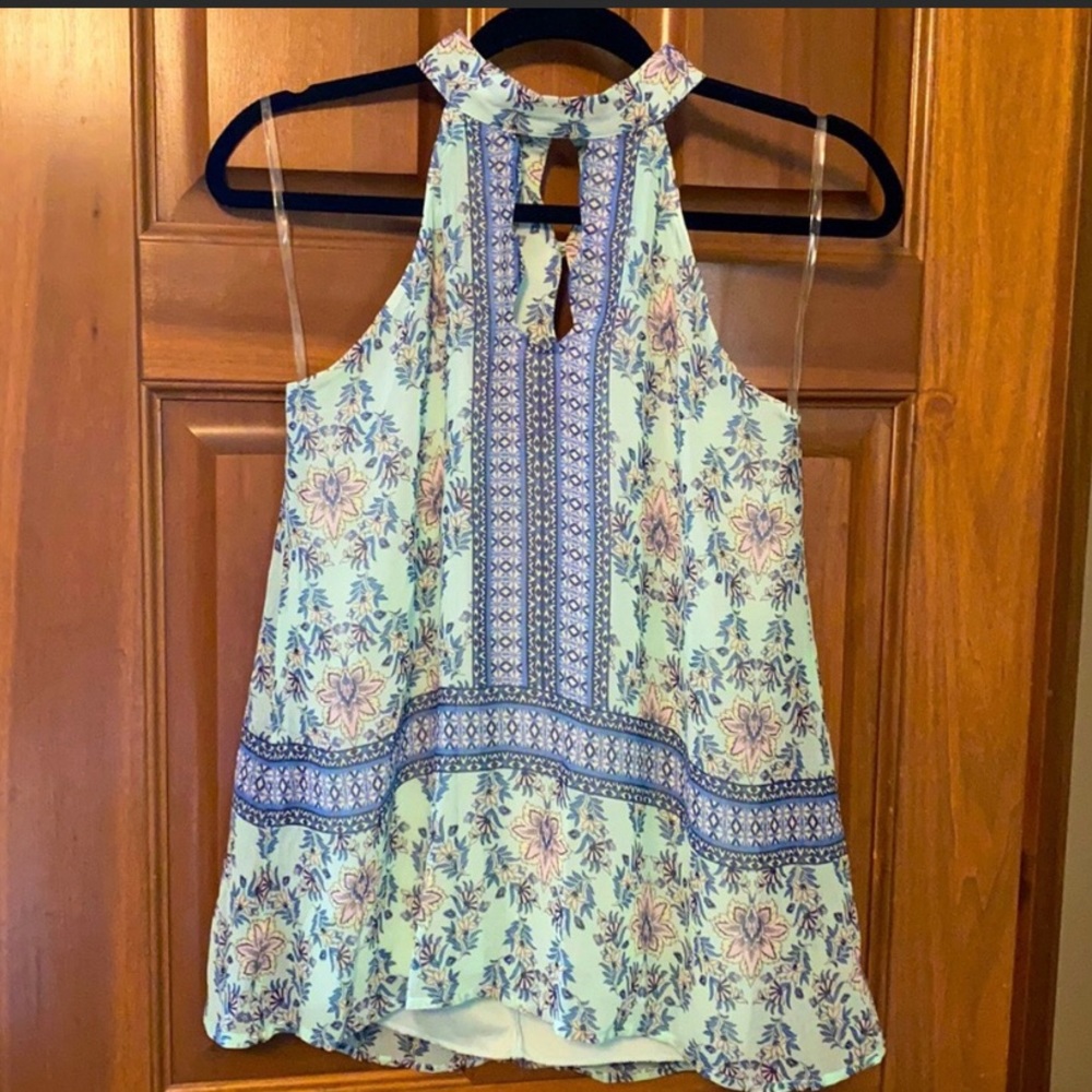 Blue Rain dressy tank top